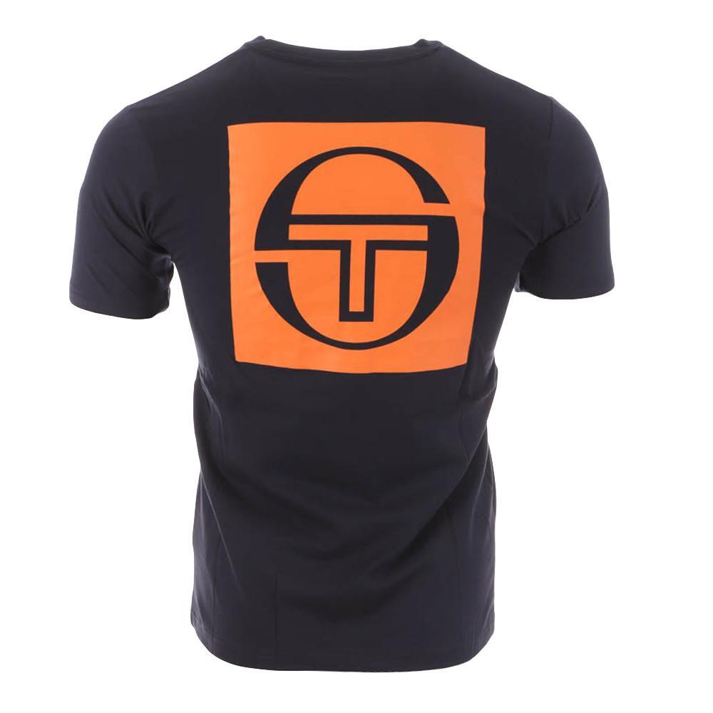 T-shirt Marine/Orange Homme Sergio Tacchini Squared 2/2