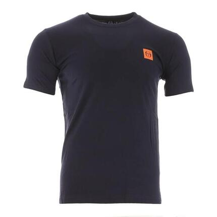 T-shirt Marine/Orange Homme Sergio Tacchini Squared