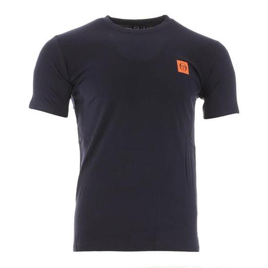T-shirt Marine/Orange Homme Sergio Tacchini Squared