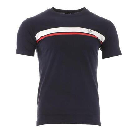 T-shirt Marine Homme Sergio Tacchini Stripe A