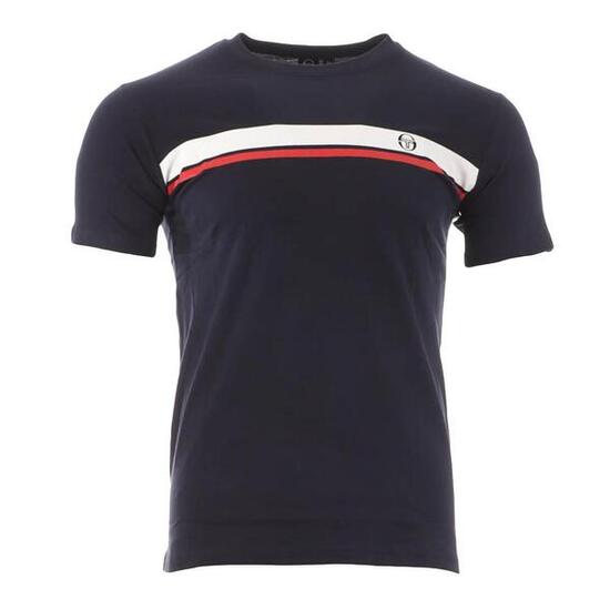 T-shirt Marine Homme Sergio Tacchini Stripe A