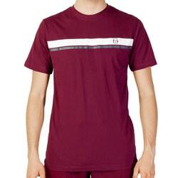 T-shirt Bordeaux Homme Sergio Tacchini Stripe A