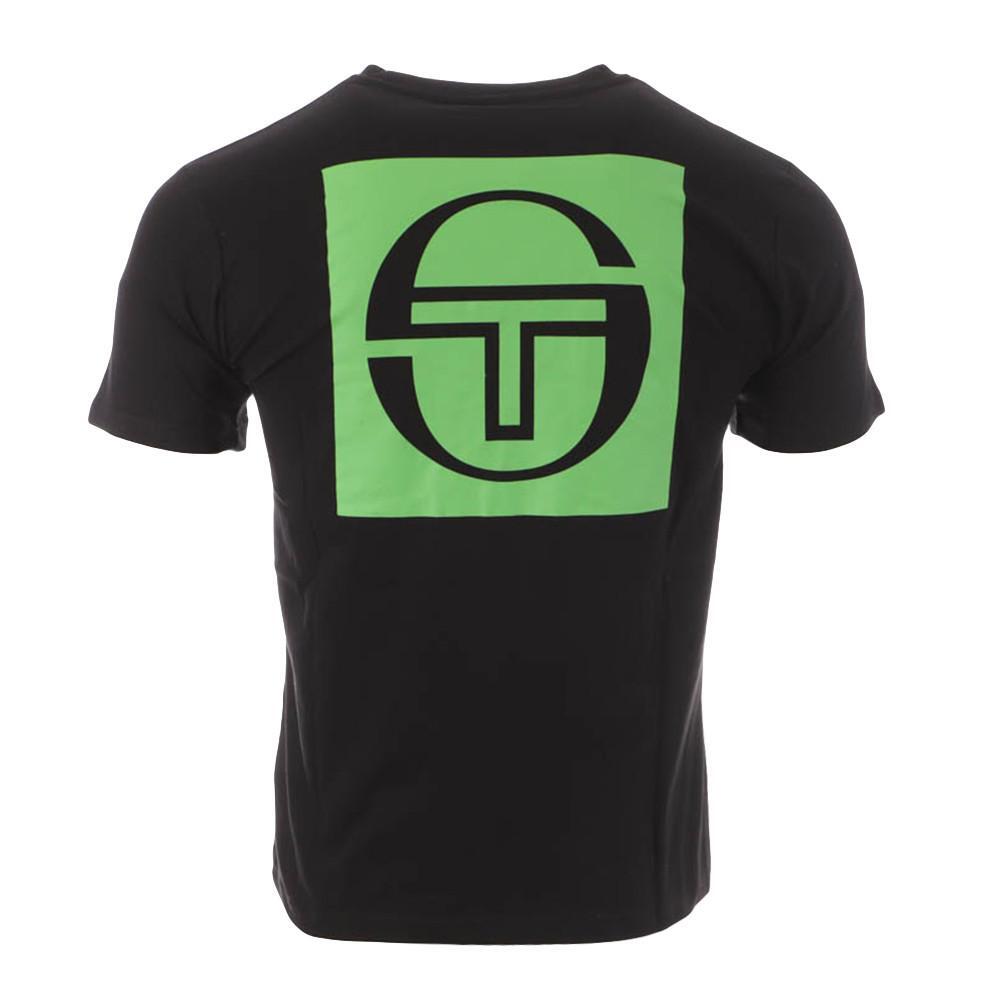 Camiseta Sergio Tacchini Squared Negra/Verde para Hombre 2/2