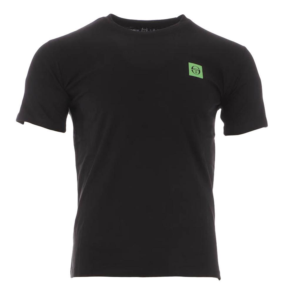 Men's Sergio Tacchini Squared Black/Green T-Shirt