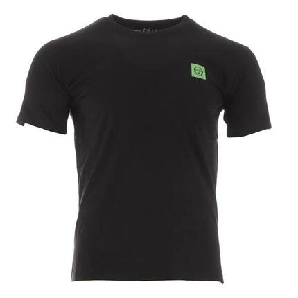 T-shirt Noir/Vert Homme Sergio Tacchini Squared