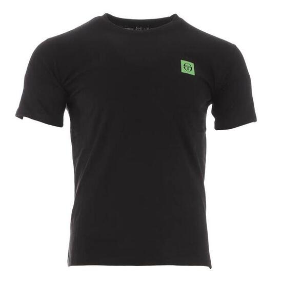 T-shirt Noir/Vert Homme Sergio Tacchini Squared