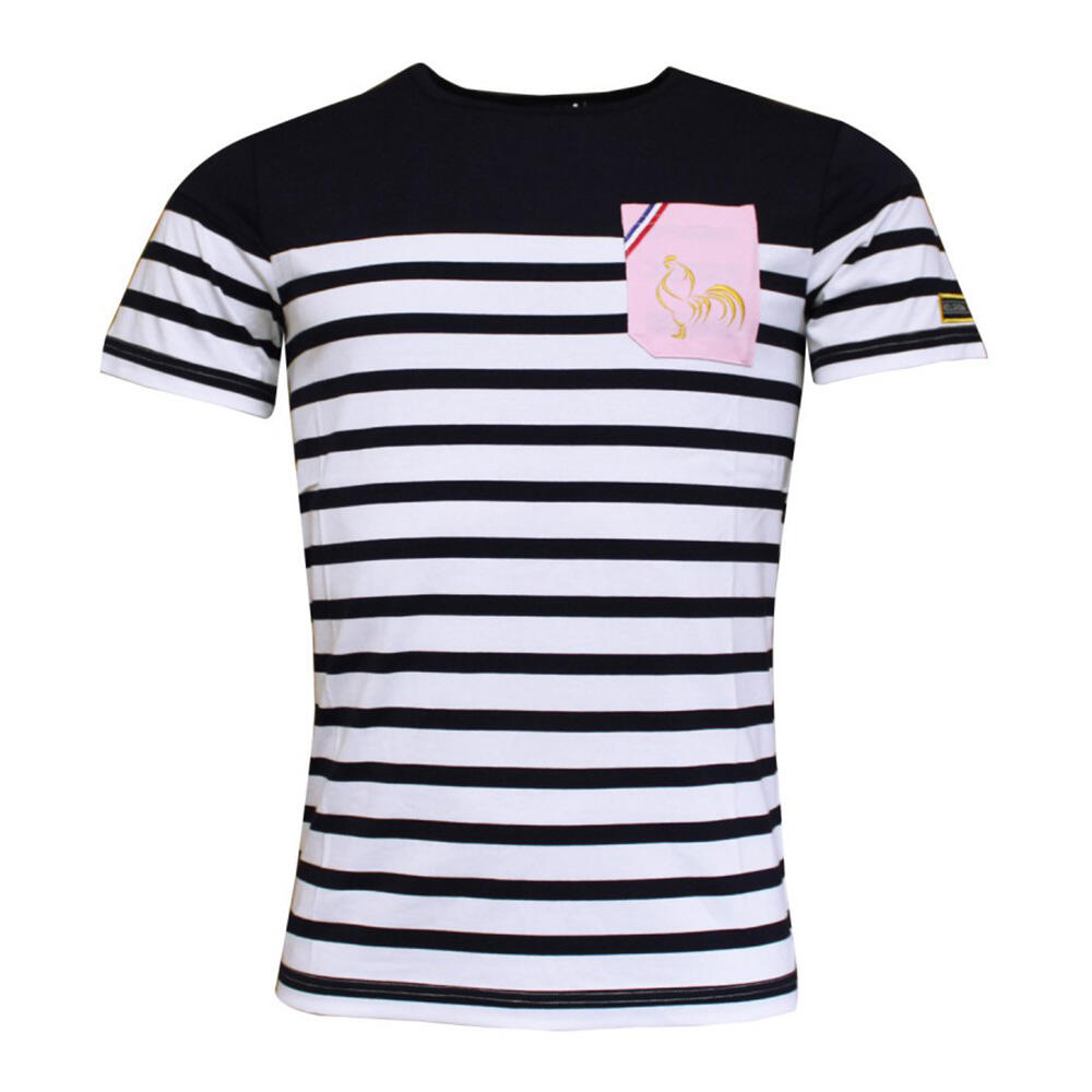 T-shirt Marinière La Vie En Rose Religion Rugby 1/4