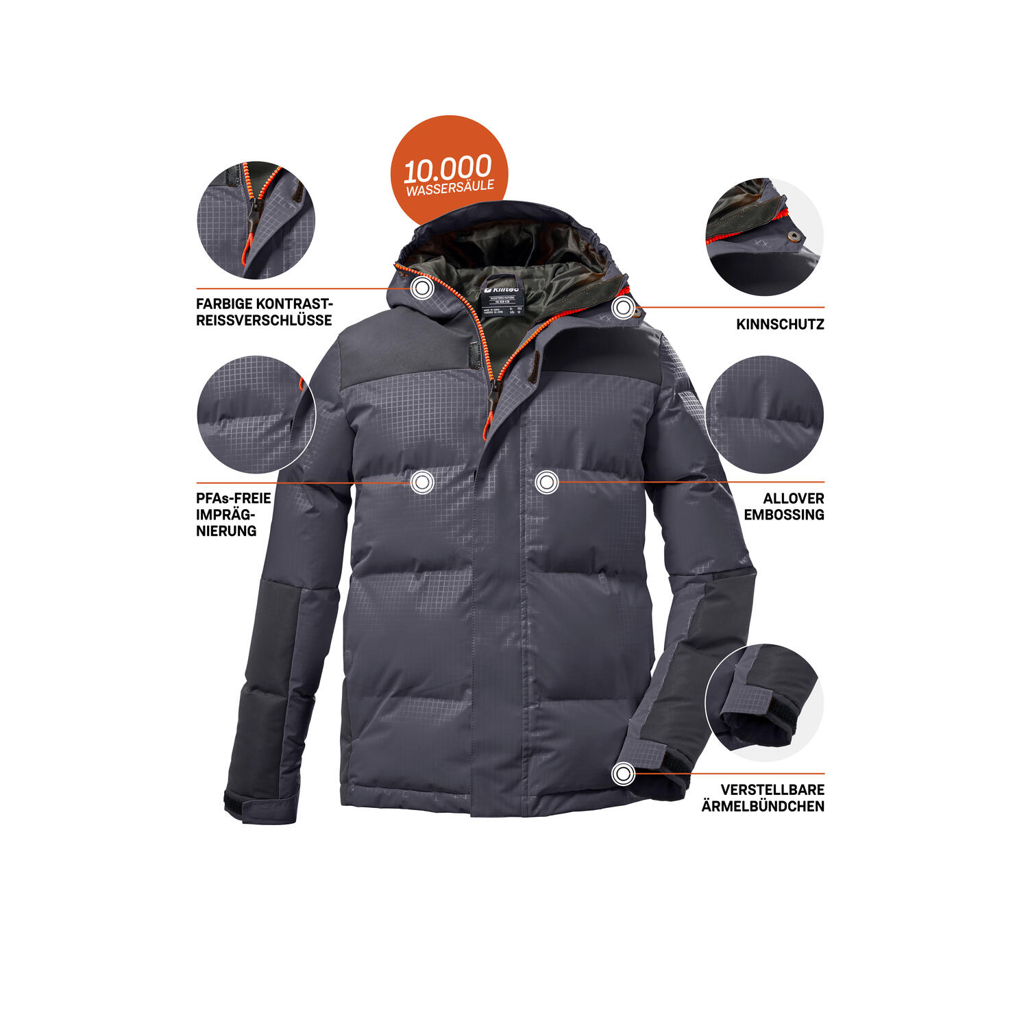 Jungen, Kinder Steppjacke KOW 31 4/7