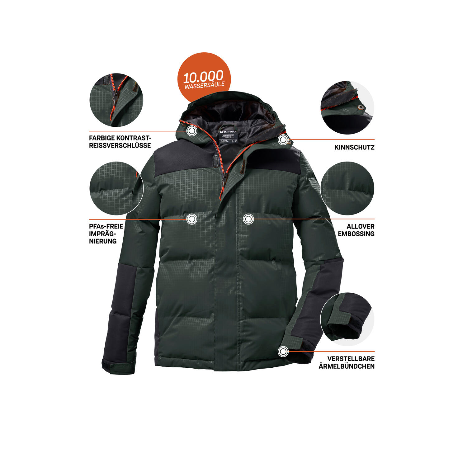 Jungen, Kinder Steppjacke KOW 31 4/10
