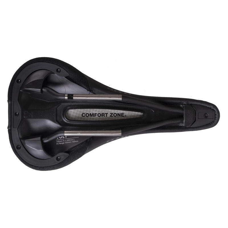Șa MTB Volt 265 x 135 mm - microfibră neagră