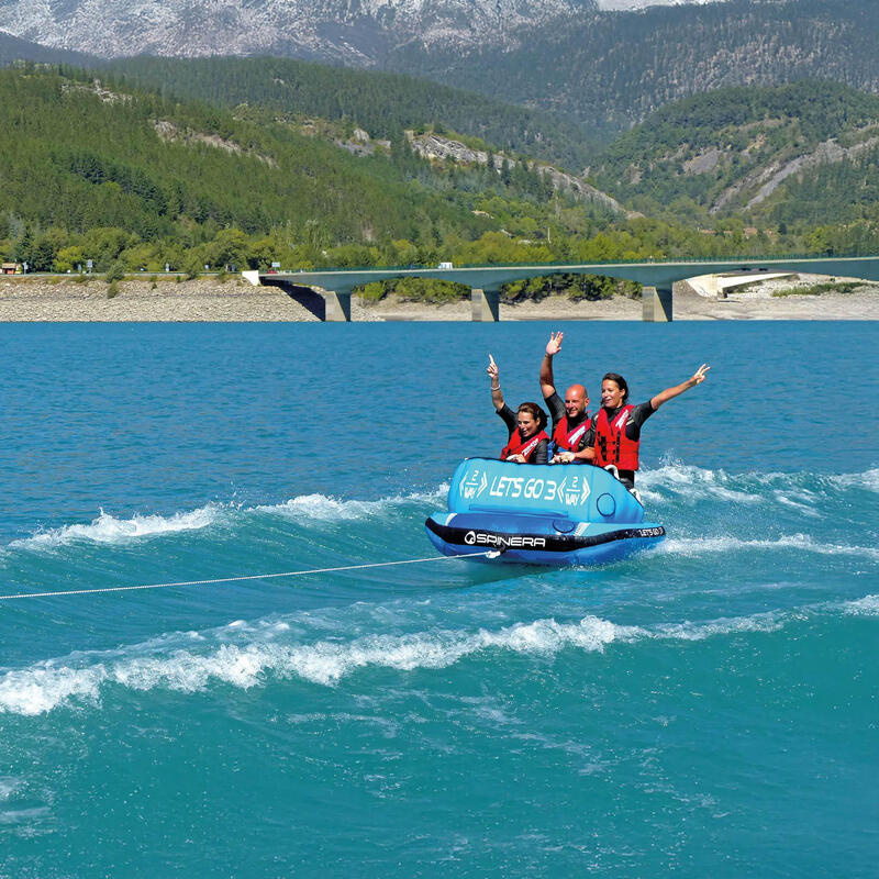 Bouée Tractée Let's Go 3 Personnes
