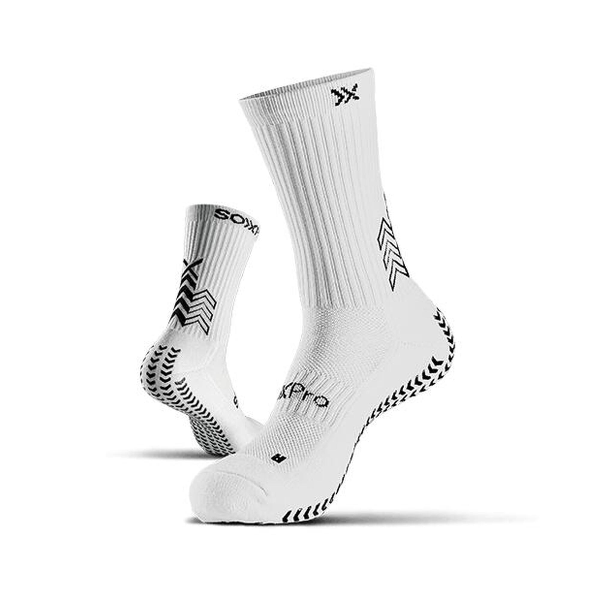 Chaussettes antidérapantes SoxPro Blanc