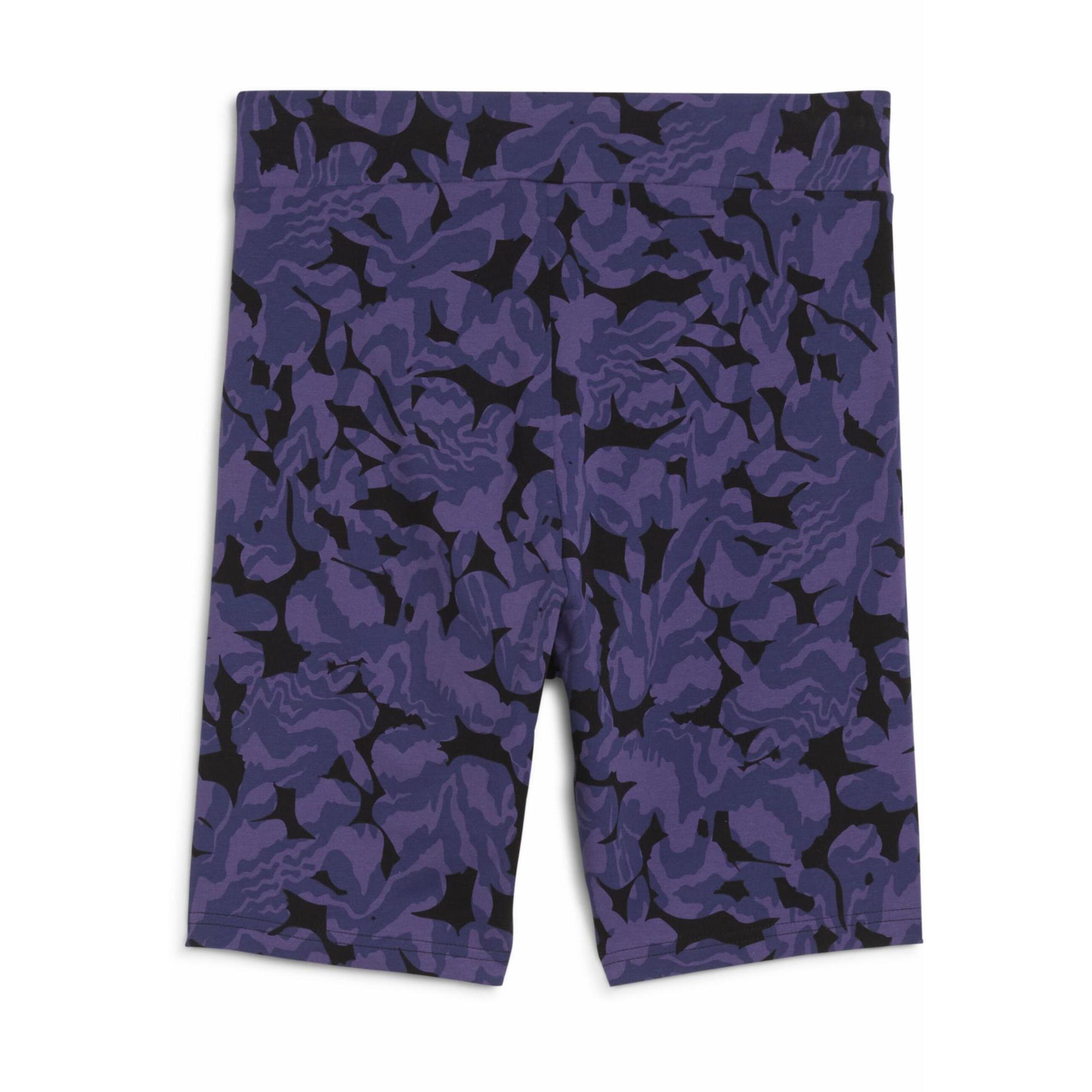 Damskie krótkie legginsy z wysokim stanem ESS NATURE 2.0 7"  PUMA Blue Crystal