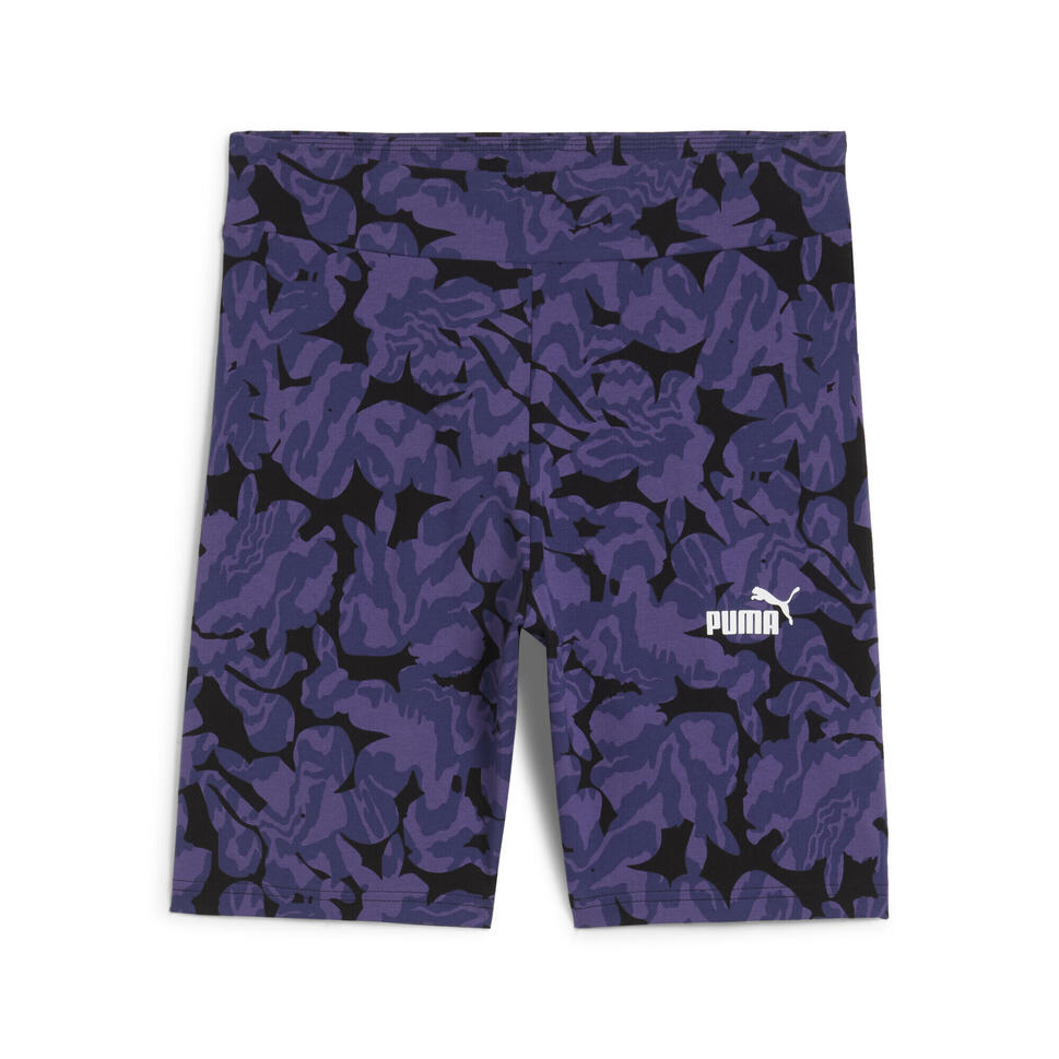 Damskie krótkie legginsy z wysokim stanem ESS NATURE 2.0 7" PUMA Blue Crystal