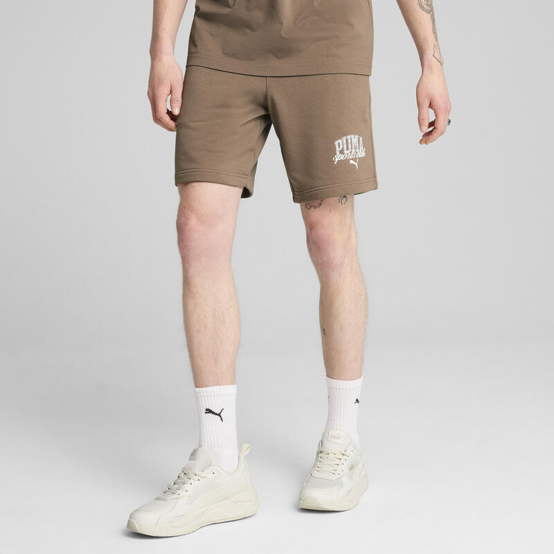 Șort alergare bărbați Class 8", Almost Apricot PUMA Totally Taupe Brown
