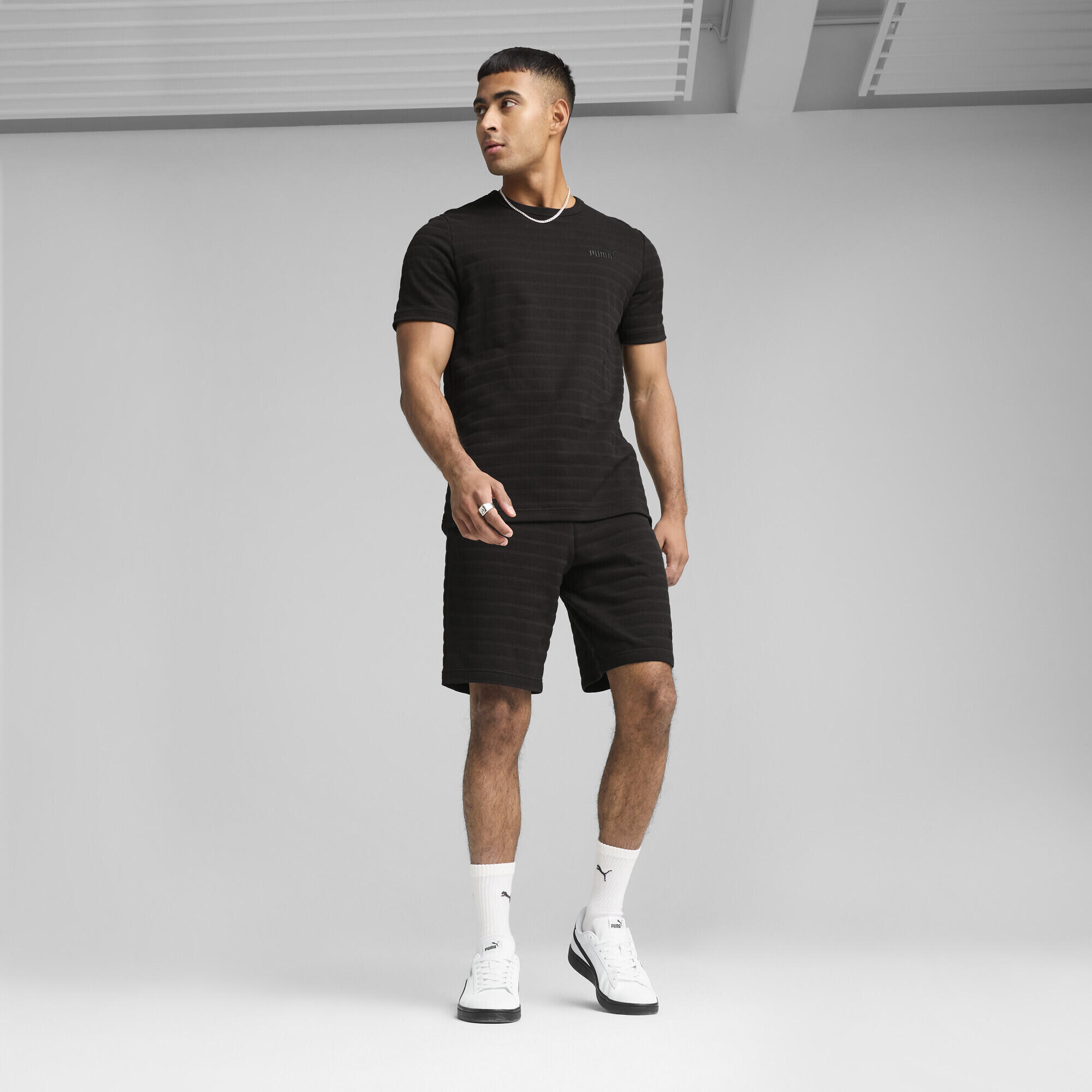Męskie szorty Essentials Elevated Structured 9" PUMA Black 4/7