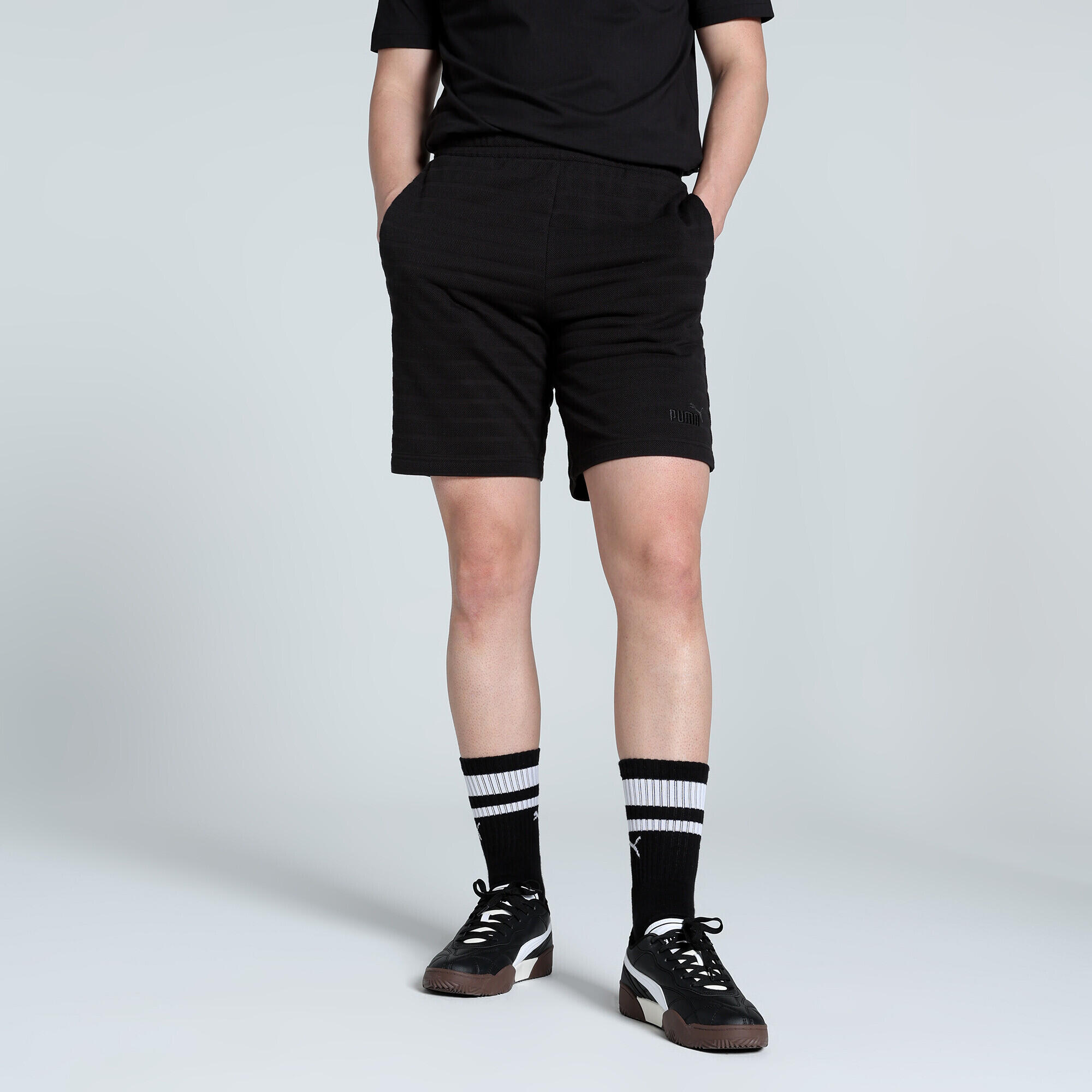 Męskie szorty Essentials Elevated Structured 9" PUMA Black 2/7