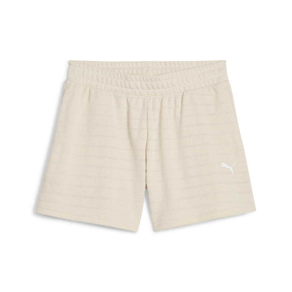 Damskie strukturalne szorty ESS ELEVATED 5"  z wysokim stanem PUMA