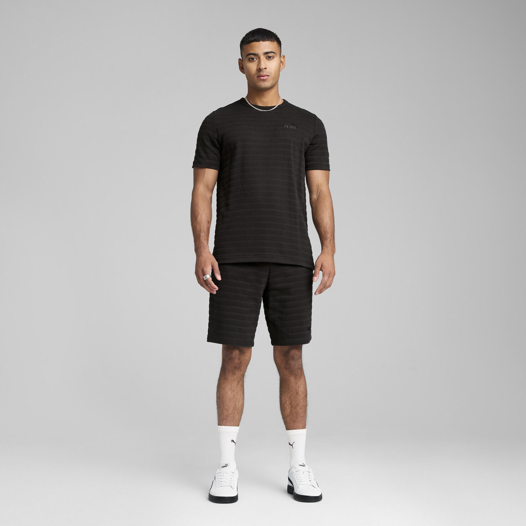 Męskie szorty Essentials Elevated Structured 9" PUMA Black 6/7