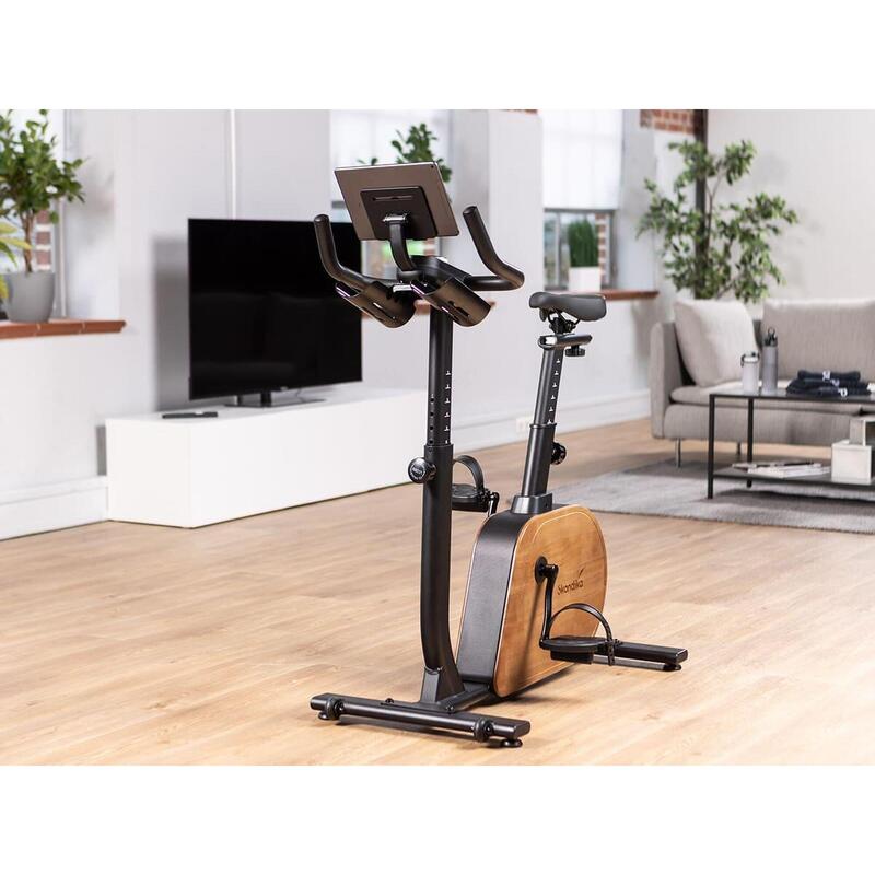 Vélo d'appartement autoalimenté connecté - Trevek P12-G - Inertie 12 kg