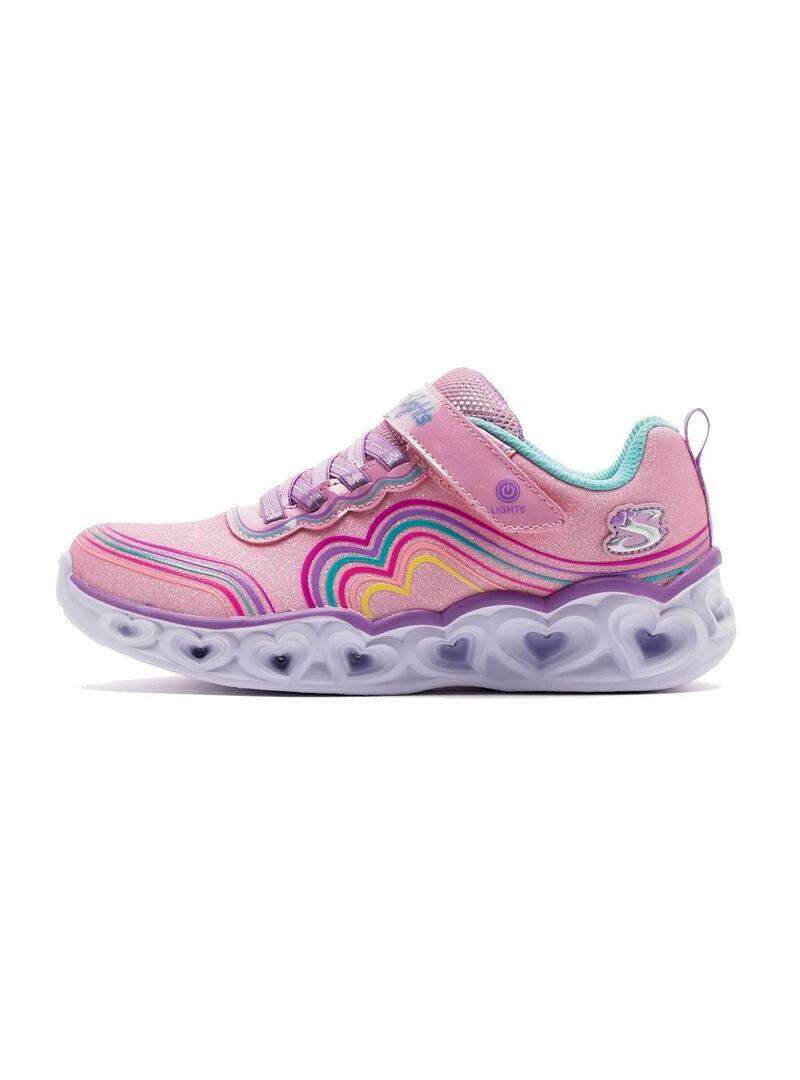Tênis para Meninas Skechers Heart lights-retro Multicolor 2/7