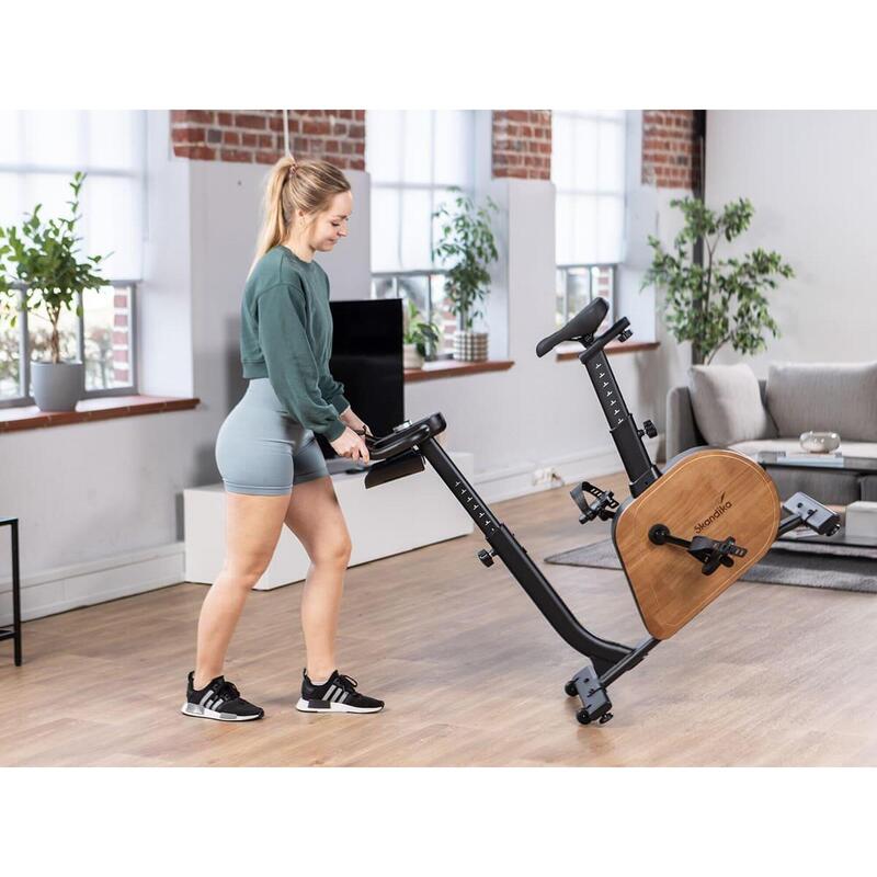 Vélo d'appartement autoalimenté connecté - Trevek P12-G - Inertie 12 kg