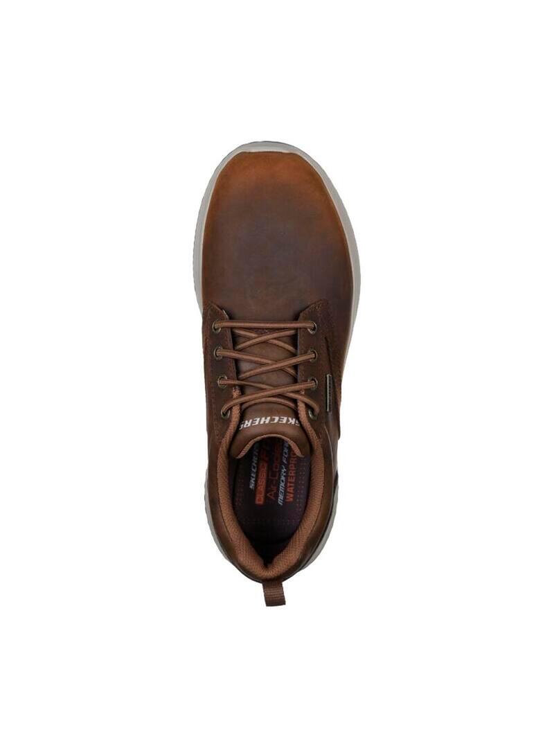 zapatos para Hombre Skechers Delson  Marrón 3/5