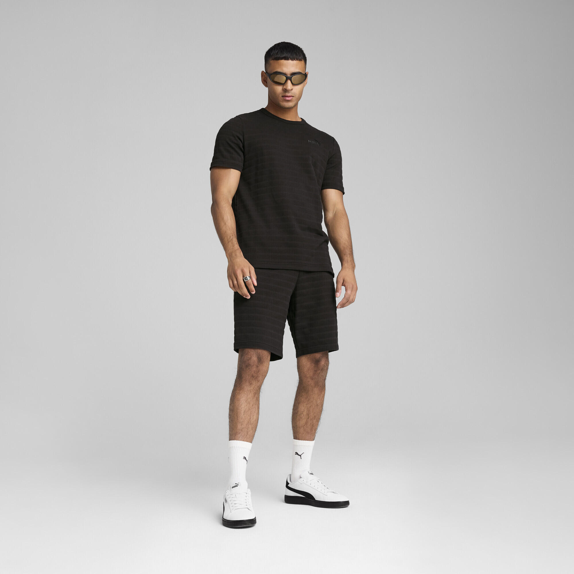 T-shirt structuré Essentials Elevated PUMA Black 4/7