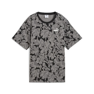 ESS NATURE 2.0 Relaxed AOP T-Shirt Damen PUMA Alpine Snow White