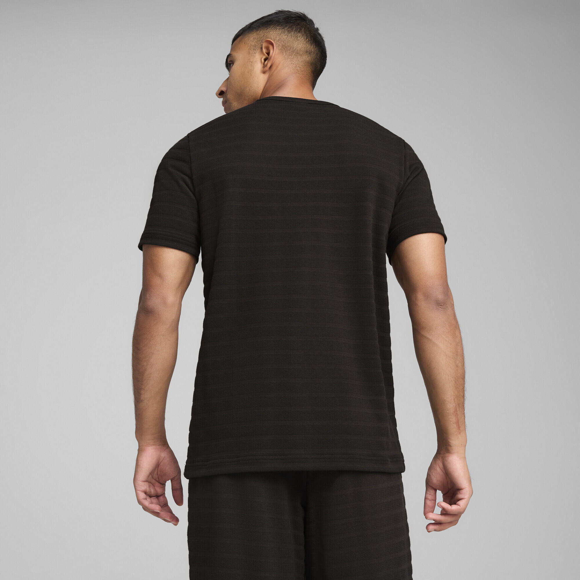 T-shirt structuré Essentials Elevated PUMA Black 3/7