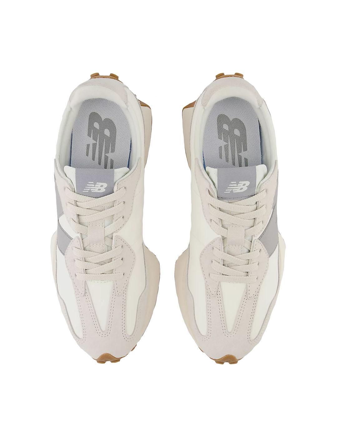 Zapatilla New Balance 327 Blanco Gris NEW BALANCE Decathlon