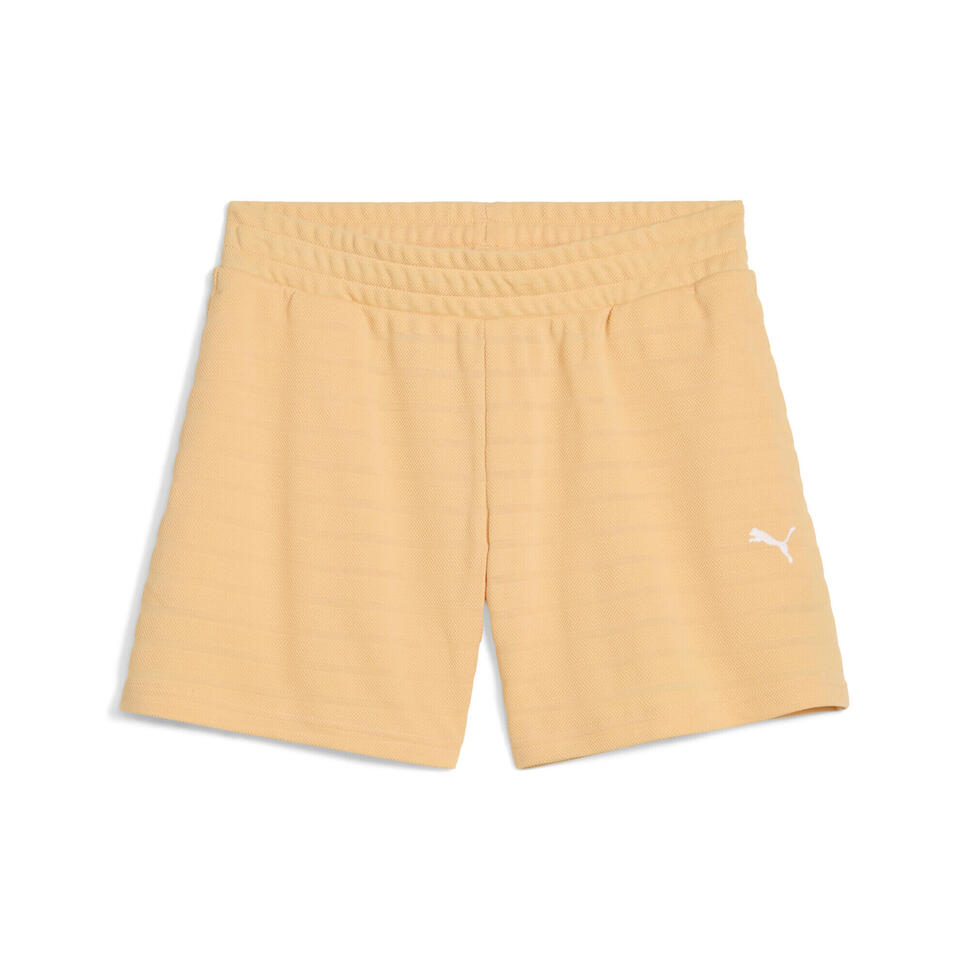 Damskie strukturalne szorty ESS ELEVATED 5"  z wysokim stanem PUMA