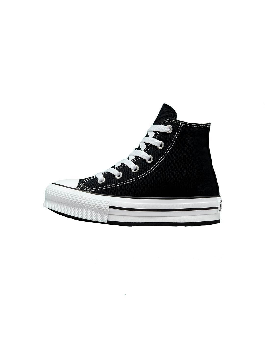 Sneakers pour fille Converse All star lift platform Noir 2/6