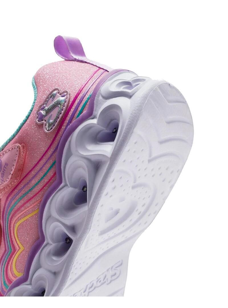 Tênis para Meninas Skechers Heart lights-retro Multicolor 5/7