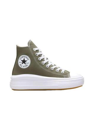 Zapatilla para Mujer Converse All star move hi plataform Verde