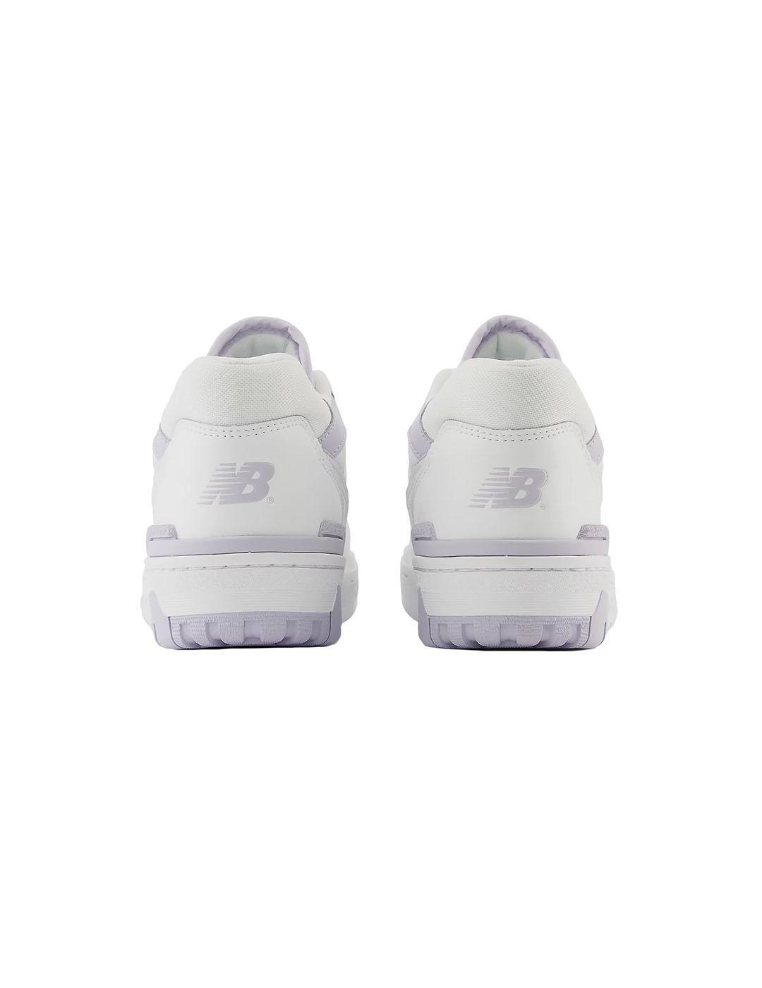 New Balance 550 Weiß-Lila Damen 3/7