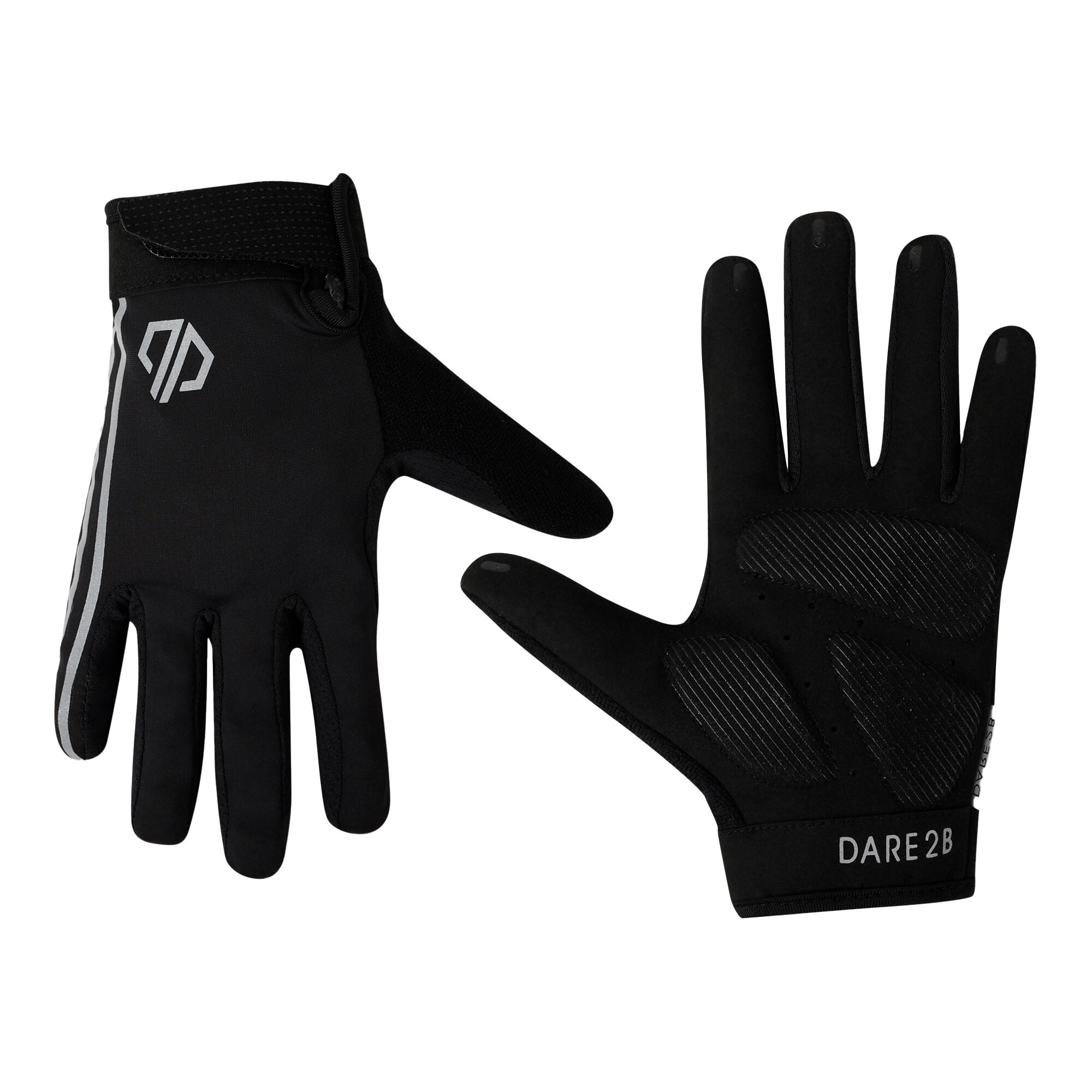 Womens/Ladies Cycling Gloves (Black) 1/4