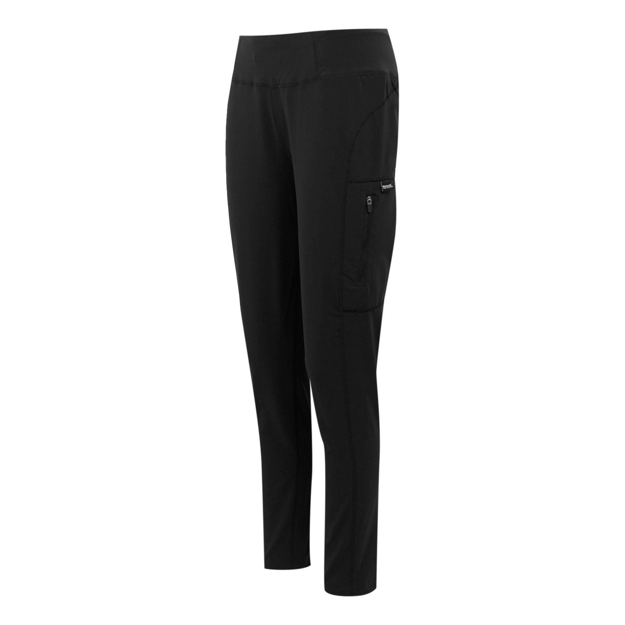 "Monira" Leggings für Wandern Damen Schwarz 3/4