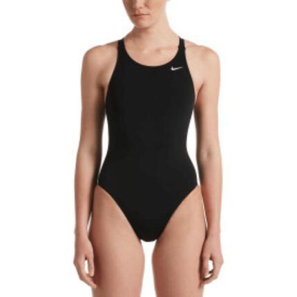 Maillot de bain femme Nike Hydrastrong Solid Fastback One Piece Rouge Université