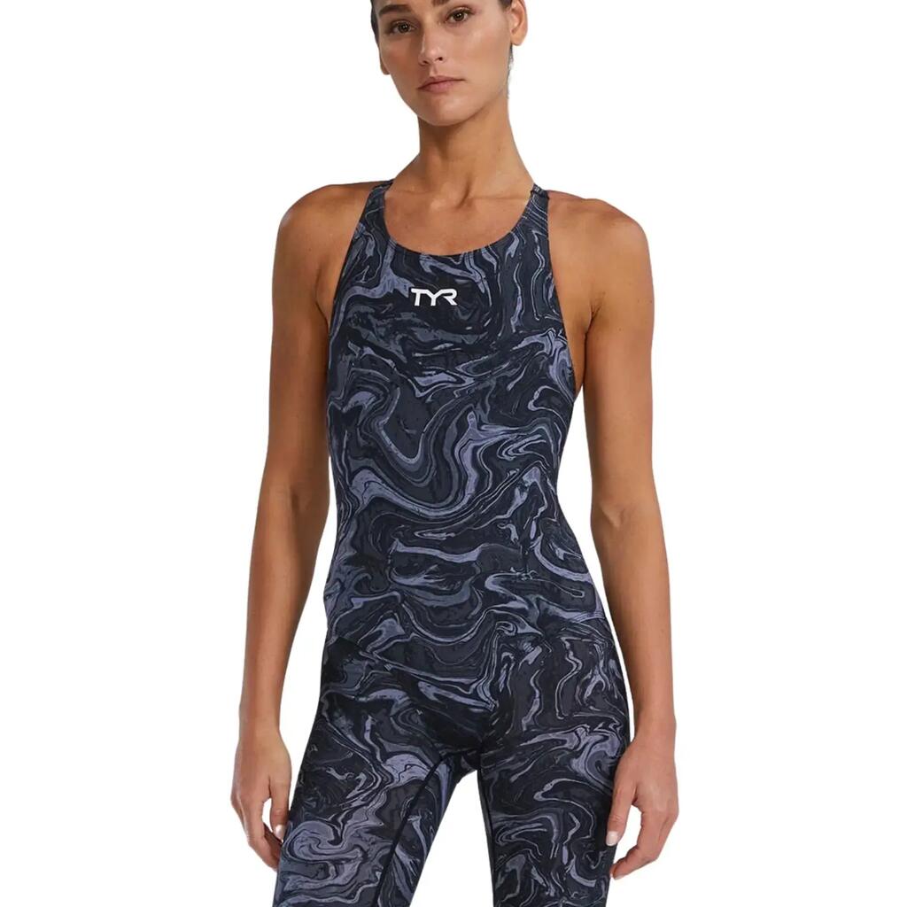 TYR Thresher Hyperblitz Open Back Kneeskin Limited Edition- Titanium Black