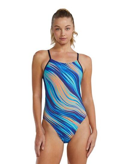 TYR Durafast Elite Riptidal badpak dames chloorbestendig zwemmen