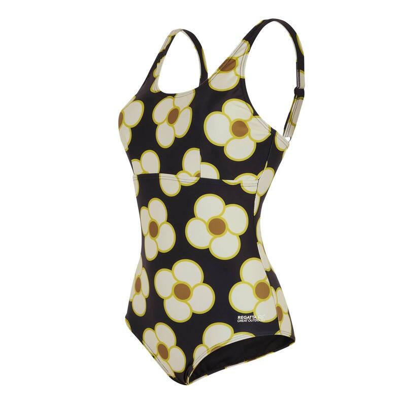 Damski Jednoczęściowy Kostium Kąpielowy Orla Kiely Spinning Flower