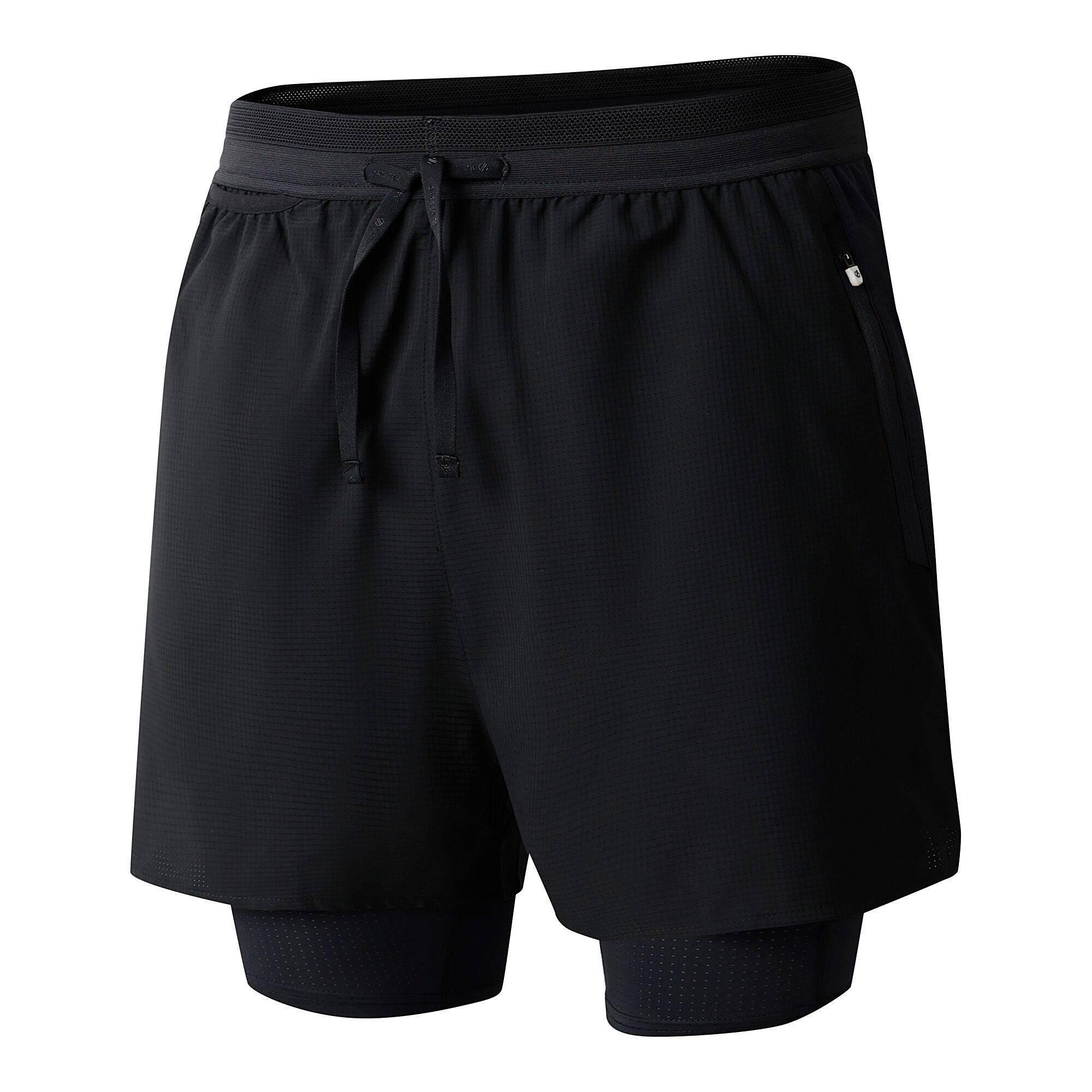 Mens Movement II Shorts (Black) 3/4