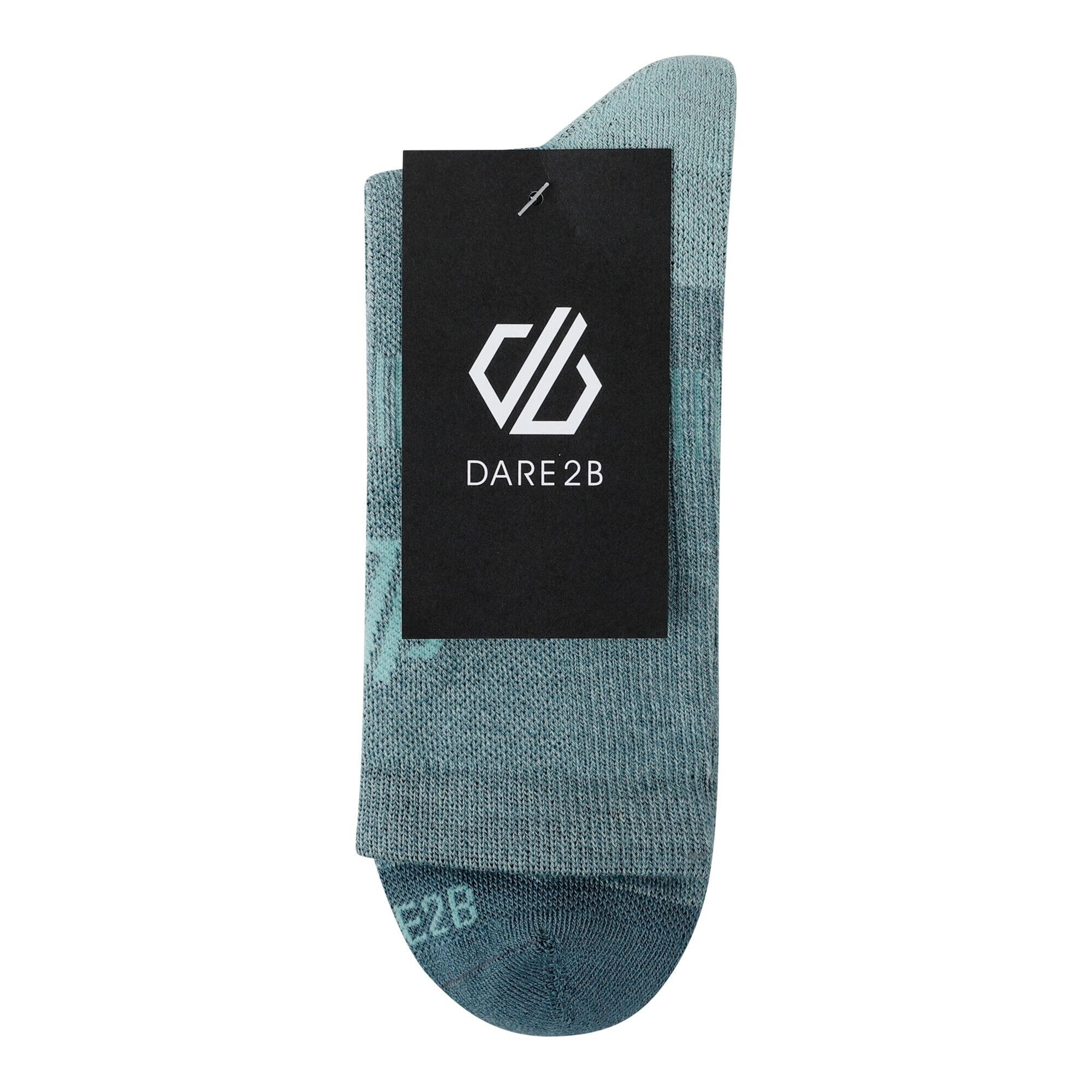 Chaussettes De Marche Adulte (Turquoise Pâle / Bleu Gris) 3/5