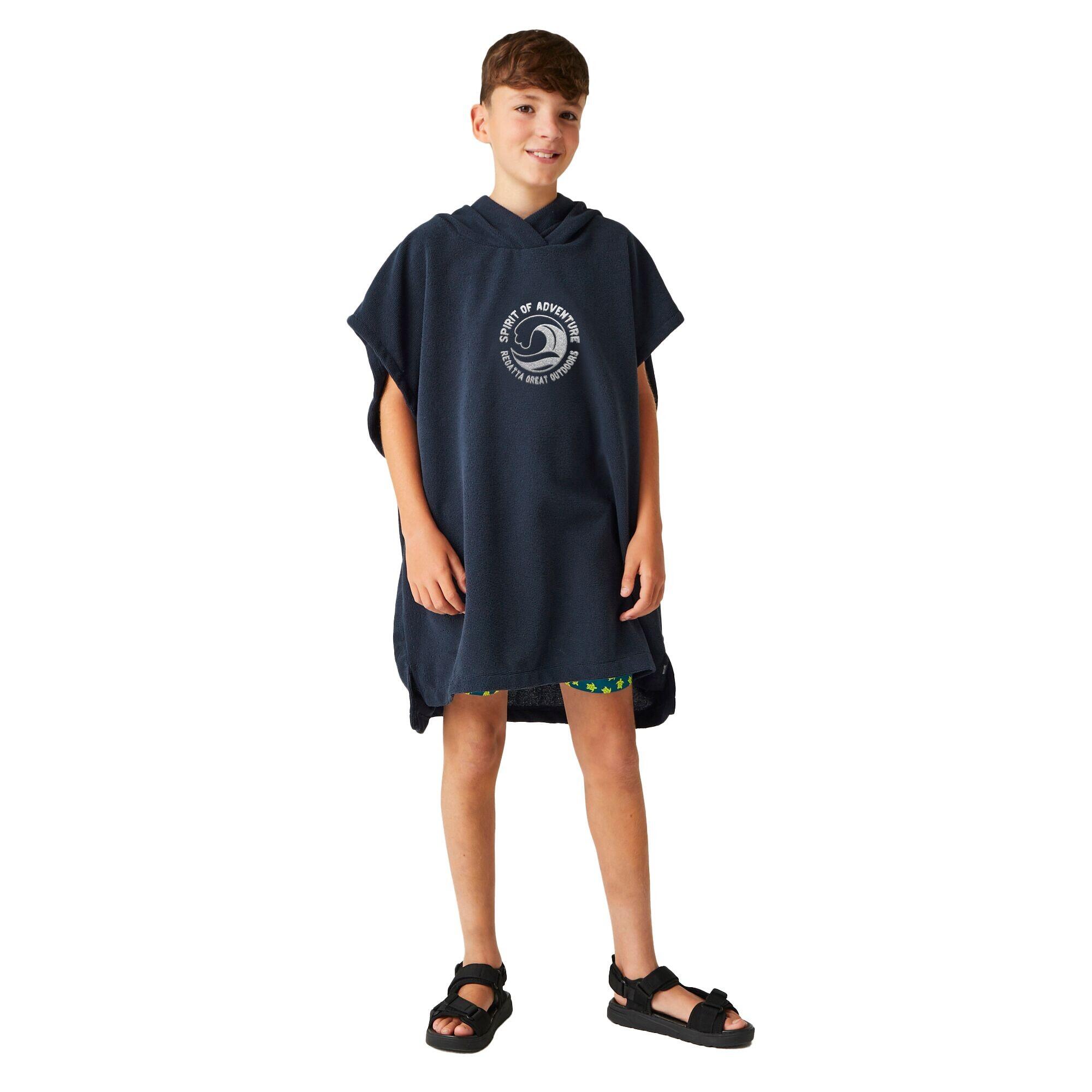"Spirit Of Adventure" Handtuch mit Kapuze für Kinder Marineblau 4/5