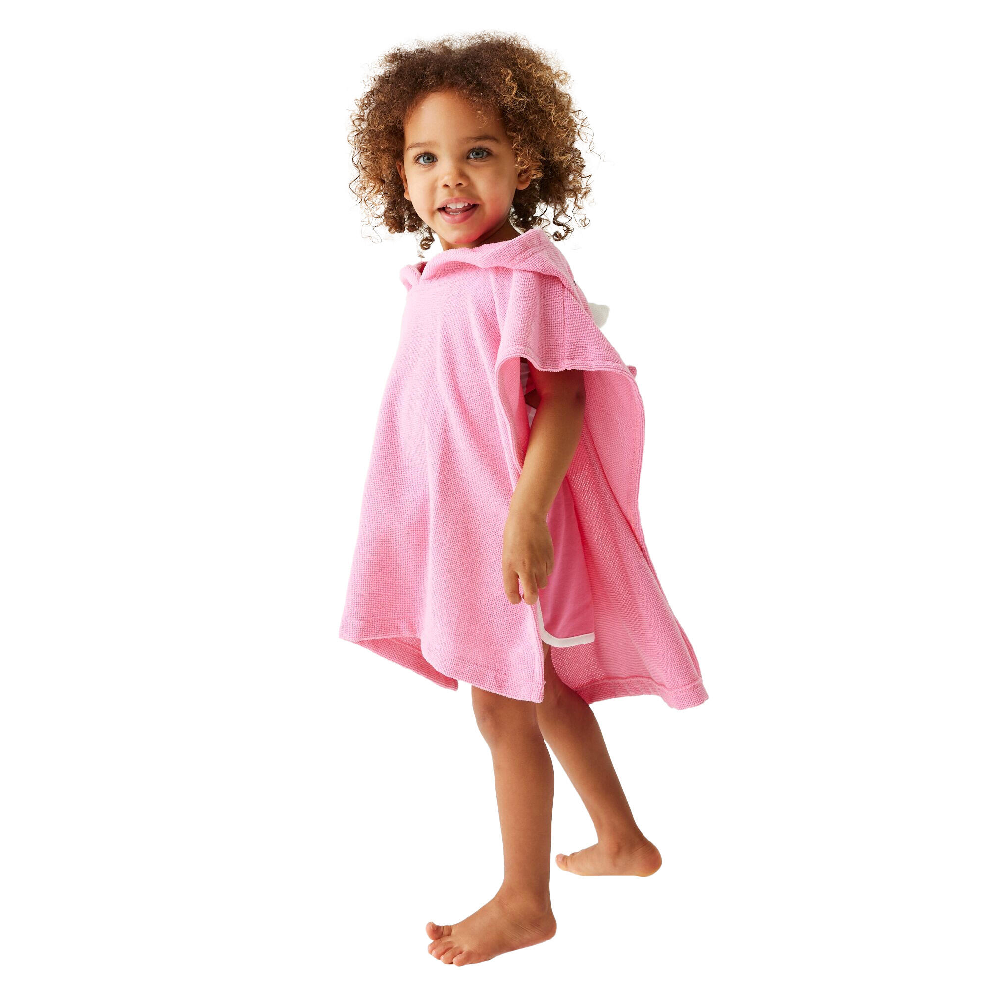 Childrens/Kids Luna The Unicorn Hooded Towel (Sweet Pink) 4/5