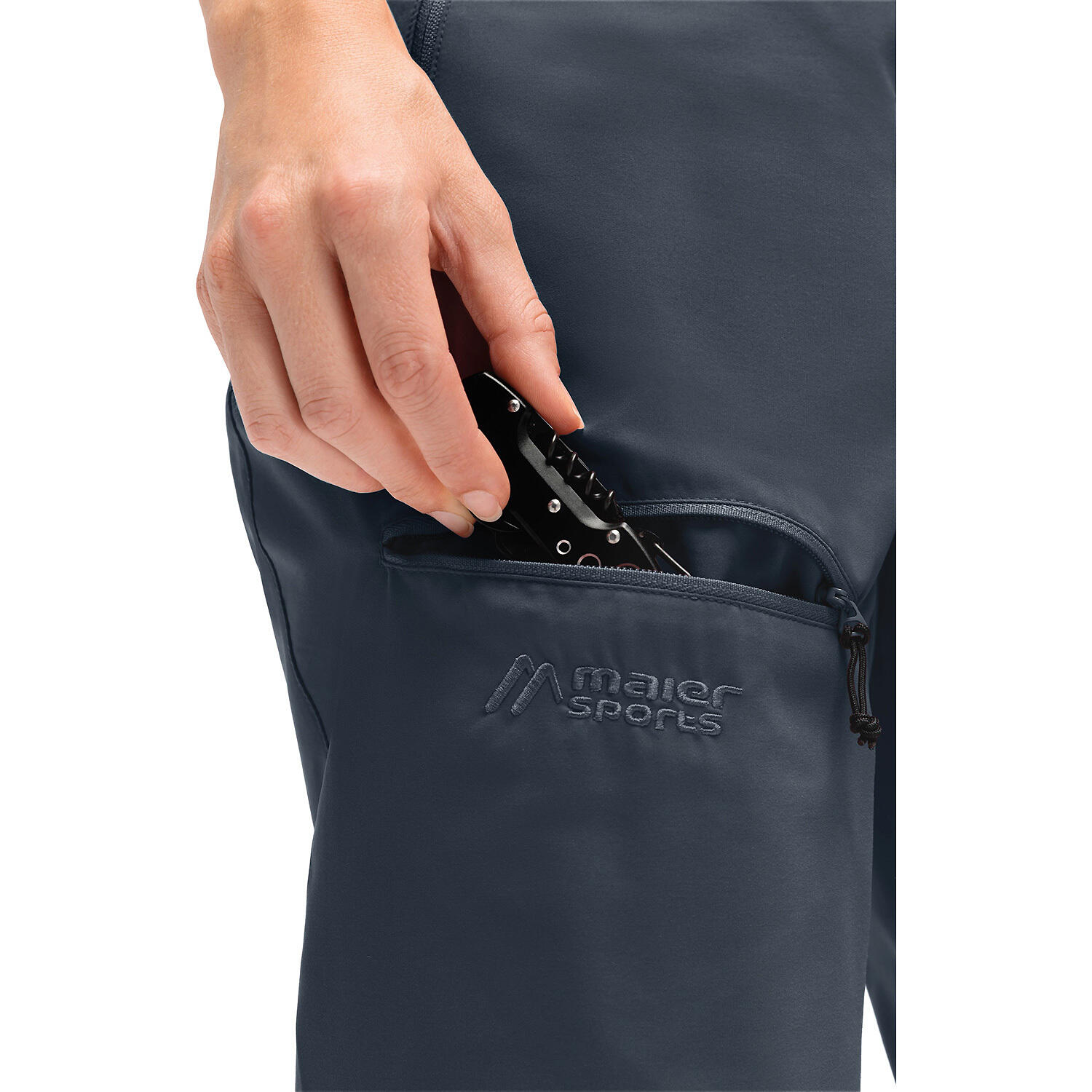 Pantalón de senderismo 3/4 mujer Maier Sports Lulaka Capri Loop 5/6