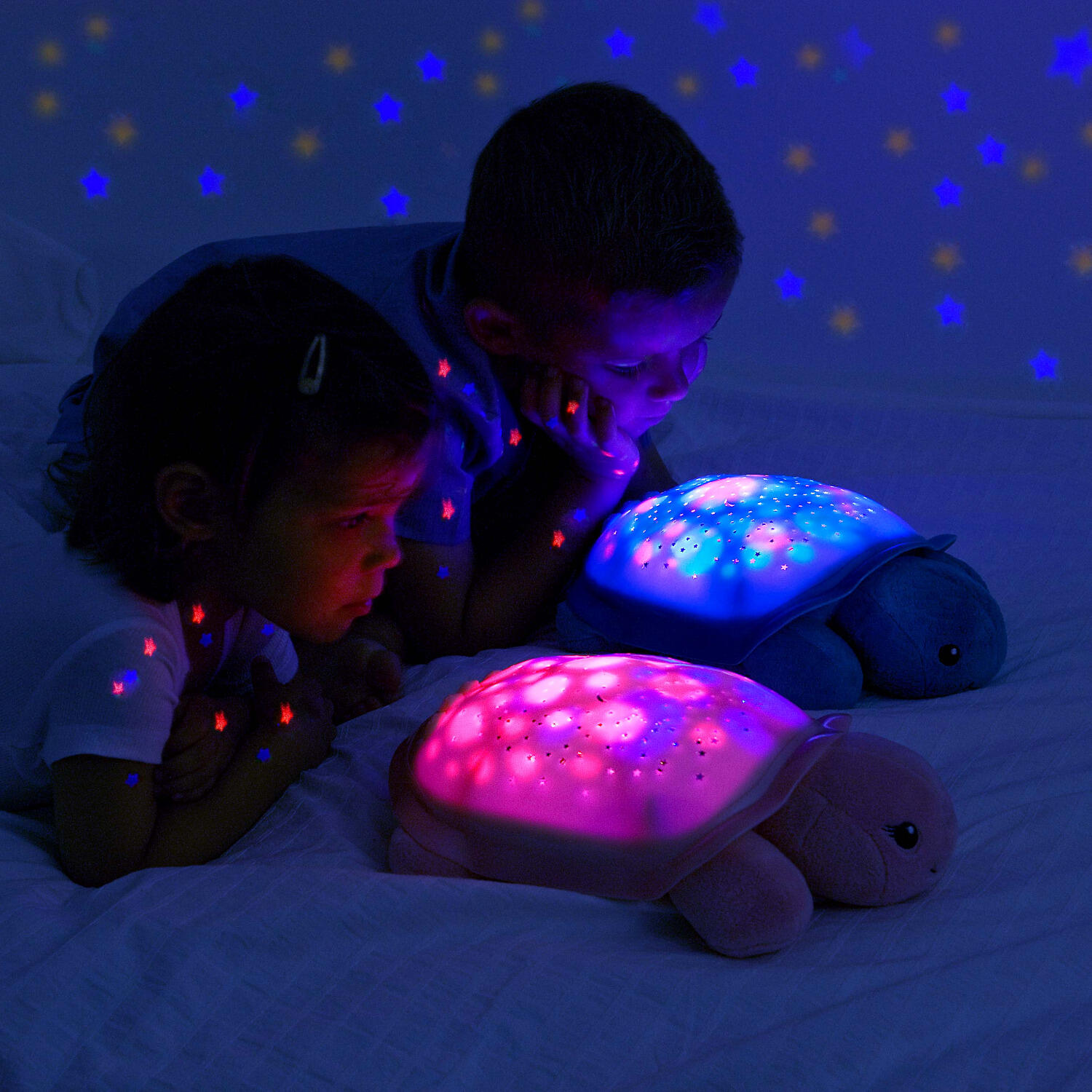 Nachtlicht Twinkling Twilight Turtle Aqua Gesundheitssport Unisex Aqua 2/4