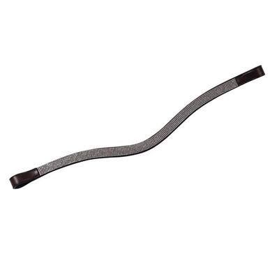 Stirnband für Pferde mit gebogener Kette Weatherbeeta Collegiate