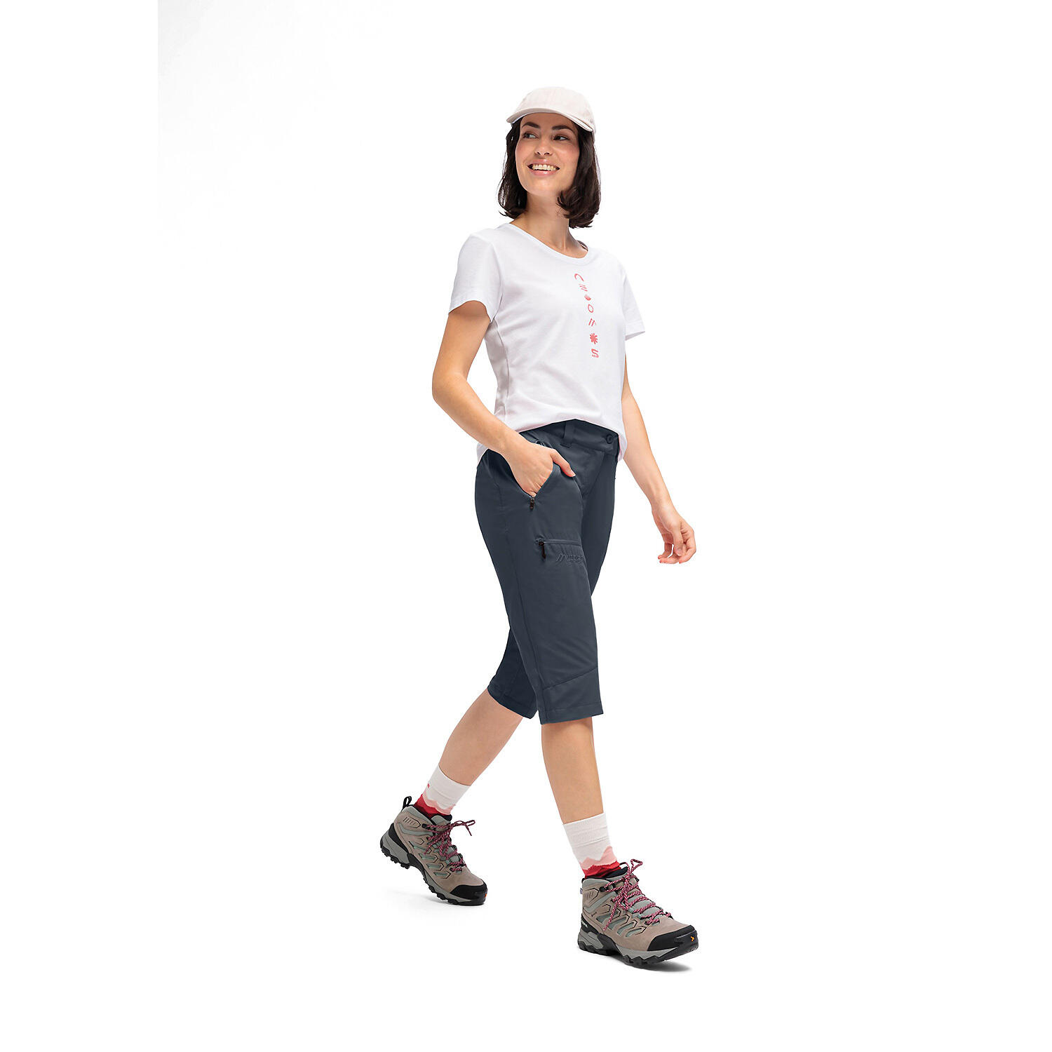 Pantalón de senderismo 3/4 mujer Maier Sports Lulaka Capri Loop 6/6